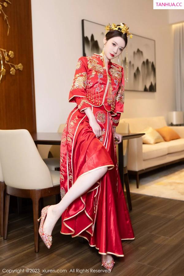 梦心玥  [XiuRen]高清写真图 2023.12.05 No.7766 梦心玥 婚嫁美腿第6张图片
